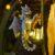 Yeomoo Solar Dragon Figure with Solar Lamps, Garden Decoration & Tree Wall