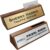 Personalised Desk Name Plate with Business Card Holder Custom Name Plate Support with Logo 2″ x 8″