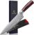 Sunnecko 20 cm Chef’s Knife, Kitchen Knife, Sharp Blade with Pakka Wood