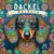 Dackel Malbuch: Stressabbau Geschenk für Hundeliebhaber | Mit 50 Motiven unter anderem von Dackelmandalas und Dackeln zum Ausmalen und Entspannen
