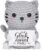 Housewarming Gifts Apartment – Hand Crocheted Cat with Energy Card, Housewarming Gift, Housewarming Gift, Good Luck in New Home
