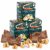 Food crew 36 x (3 x 12) lucky cookies Christmas speculatius – Christmas lucky biscuits with real speculatius spice – individually wrapped, advent calendar filling & secret Santa gift, vegan