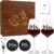 Wedding Gifts for Bride and Groom Mr and Mrs, 2 Wine Glasses with Engraving & 1 Wine Stopper & 2 Coasters, Personalised Engagement Gift Set in Wooden Box, Wedding Gift (Wedding)