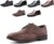 Derby Shoes Men’s Oxford Suit Shoes Leather Shoes Business Shoes Formal Brogues Lace-Up Shoes Classic Lace-Up Shoes Black Brown 37-48