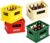 Pack of 4 Bottle Openers Funny, Mini Beer Crate Beer Opener Set, Bottle Opener with Magnet for Fridge, Retro Beer Crate as Bottle Opener and Can Opener for Bar Party