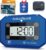 Technaxx Electronic Parking Disc TX-272, Automatic Digital Parking Meter for Car with Motion Sensor, Automatic Time Setting, Double Illuminated Displays, SOS Light, ECE License