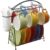 Coffee Cups Mug Rainbow Color Ceramic Coffee Tea Gift Set Bright Coloured Latte Cup Tea Cup Saucer and Teaspoon (Holds 6 People) with Stand Gifts for Women Men