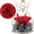 Yamonic Eternal Rose Angel Gifts for Women, Eternal Rose in Glass Gifts for Mum, Angel Figure, Birthday Gifts for Women, Grandma Gift, Real Rose Guardian Angel, Christmas, Mother’s Day Gift
