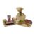 Römer Präsente Vesperzeit Gift Set – 9 Pieces – 1 Nut Ham (500g), 1 Jar of Liver Sausage (170g), 4 Landhunters (160g), 1 Et Original Mustard (45ml) and 1 Whole Grain Bread (500g) + Rustic Jute Sack
