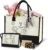 Seutgjie Pensioner Gift Woman, Retirement Entry Gift Canvas Shopping Bag Carry Bag Cosmetic Bag Set with Congratulations Card for Colleagues Friends Family Grandma Grandpa Siblings