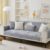 Bed Snake Universal Sofa Cover, Sofa Covers for Seat, Sofa Protector Non-Slip, L/U Shape Sofa Throw, Sofa Cover, Corner Sofa, Grey, 70 x 70 cm