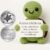 Tixlux Pocket Hug Positive Turtle, Knitting Wool Tortoise Figure and Small Hug Lucky Charm, Gifts for First Day of School, Back to School Gifts, Courage Gift, Get Well Soon Gift