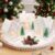 Pack of 3 Christmas Houses Christmas Village with Lighting, Christmas House Illuminated, Christmas Decoration Wooden Indoor, Gnome House, Christmas Town, Christmas Village Set, LED Christmas Village Decoration Houses White
