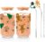 Christmas Glasses 16 oz Drinking Glasses Christmas with Lid and Straw, Gingerbread Man Christmas Tree Christmas Cup with Straw Cover, Christmas Gift for Women, Men, Children