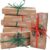 12 Christmas Biscuit Boxes with Window and Ribbon, Christmas Treat Boxes, Gift Box, Bakery Boxes, Biscuits, Packaging for Pastries, Cupcakes, Brownies, Gifts, Doughnut and Cookie