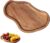 Wooden Tray, Decoration, Small Tray, Wooden Irregular Tray, Serving Tray, Wooden Kitchen Tray, Jewellery Tray for Dishes, Drinks, Breakfast, Fruit, Snacks, Jewellery, Keys