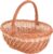 Wicker Basket with Handle 34 x 28 x 13 cm Two-Tone