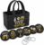 Men’s Beer Bag for 6 Bottles, 6 Coasters & Openers