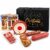Wurstbaron Large Gift Box for Christmas with our Sausage Cable Drum, Snacks and Salami Specialities, Christmas Gift Box in Elegant Design