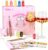 Pott’d Paintables Paint Wine Glasses – DIY Glasses Painting Set for Adults with Wine Glasses, Enamel Paints, Brushes, Pens and Pendants – Craft Kit for Beginners