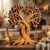 Personalised Wooden Heart Tree with Name, Romantic Couple Wooden Decoration, Individual Gift for Couples & Couples, Him & Him for Wedding, Anniversary, Valentine’s Day (Style 2)