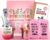 Giftota Retirement Gift Box Women, Retirement Entry Gift Woman Farewell Colleague, Pink Thermal Mug Wellness Gift Box, Funny Socks Retirement Pension, Farewell Gift Colleague