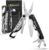 Maarten Multifunctional Pliers, 11 in 1 Small Carabiner Multitool Tool, Foldable Stainless Steel Multifunctional Tool with Safety Lock and Nylon Sheath, Gifts for Men, Christmas Gifts