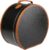 Lierys Round hat case, dimensions: 40 cm x 21 cm, large hat box with faux leather, hat box for storage with hinged closure, case for hats, also as decoration for the home