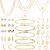 JSTHHTT 40 Pieces Jewellery Sets for Women, Gold Jewellery and Silver Jewellery: Fashion Jewellery Set, Jewellery Sets, Gold Jewellery Sets for Women, Trendy Chunky Gold, Women’s Jewellery Sets
