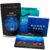 Hallingers Genuss Manufaktur Feinkost Father’s Day Gift Set – XL Gift Basket „Father’s Day Bag Blue“ Large Gift Chocolate Bar, 9 Chocolates & Spice Rub, Gift Idea for Dad Grandpa