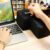 USB Enter Cushion – Giant Enter Button as Anti-Stress Cushion for Office & Gaming, Plug & Play, Desk Comfort Cushion (Black)