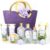 Spa Luxury Women’s Bath Gift Set – 10-Piece Lavender Fragrance Birthday Gift for Women with Hand Cream, Shower Gel, Bubble Bath, Body Lotion, Wellness Set for Her, Women, Mother, Mother’s Day Gift Set