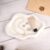 Wolke Jewellery Bowl, 9.5 x 13.5 x 1.5 cm, Ceramic Ring Bowl, White, Decorative Jewellery Plate Holder, Irregular Jewellery Plate, Cloud Small Jewellery Plate, for Ring, Watches, Keys, Earrings