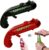 Cap Gun Bottle Opener Gun, Pack of 2 Beer Opener Gun, Funny Shootable Cap Gun as Beer Gift for Men, Birthday & Christmas Gadget for Party, Bar and Home, 1 x Black + 1 x Red