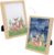wunderwunsch Magical Illuminated Photo Frame Personalised, Gift Birth, Birthday Gift Baby, Children’s Birthday Gift with Individual Name (Good Night, Small)