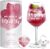 KEZKALS Gifts for Mum Women Her Wine Glass Set Mother’s Day Gift