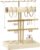 Jewellery Organiser 4 Tier Metal Jewellery Stand in Gold