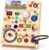 Montessori Toy Busy Board from 1 Year Activity Board Wooden School