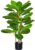 HOMCOM Artificial Tree Dieffenbachie 95cm Artificial Plant with 33 Leaves