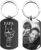 Easycosy Father’s Day and Mother’s Day Gifts for Dad & Mum Keyring Personalised with Photo & Text, Clear Engraving & Various Designs – Personalised Gifts for Dad Mum Men Women