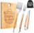 Set of 5 Papa Gift Barbecue Set, Chopping Board, Barbecue Utensils
