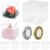 LALAGO 30 Plastic Gift Box 12 x 12 x 12 cm Christmas Transparent