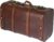 HMF 6412-140 Wooden Treasure Chest, Vintage Suitcase, 40 x 23.5 x 16.5 cm, Large, Peru