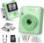 Gofunly Instant Camera Children’s Digital Camera with 32G Card and Printer
