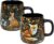 Coffee Mug Set of 2 Forest Wildlife – Coffee Cups in Wild Animal Design – Cups Set for Coffee, Tea & Cocoa Coffee Cups Gift Set for Animal Friends & Nature Lovers