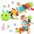 Baby Toy 0 3 6 Months Musical Caterpillar Cuddly Toy with Grasping Toy Rattle Baby Mirror Toy Baby Soft Toy Sensory Toy Newborn Boy Girl Children Christmas Gift