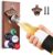 Gifts for Men Dad Strong Magnetic Beer Bottle Opener Wall Mounted with Auto Lock Unique Beer Gift for Men Him Boyfriend Grandpa Husband Uncle Cool Gadgets