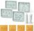 4 Piece 3D Merry Christmas Plastic Cookie Stamp Set