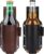 Pack of 2 Beer Belts, Beer Bottle Holder Made of PU Leather, Practical Drink Holder for Leisure Activities, Vintage Bottle Holder Belt for Boyfriend, Father, Colleagues