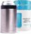 Coolerr Classic | Stainless Steel Can and Bottle Cooler | 330ml Cans | 440ml Cans | 330ml Bottles | Gifts for Him | Gifts | Beer Gifts (Brushed Steel)